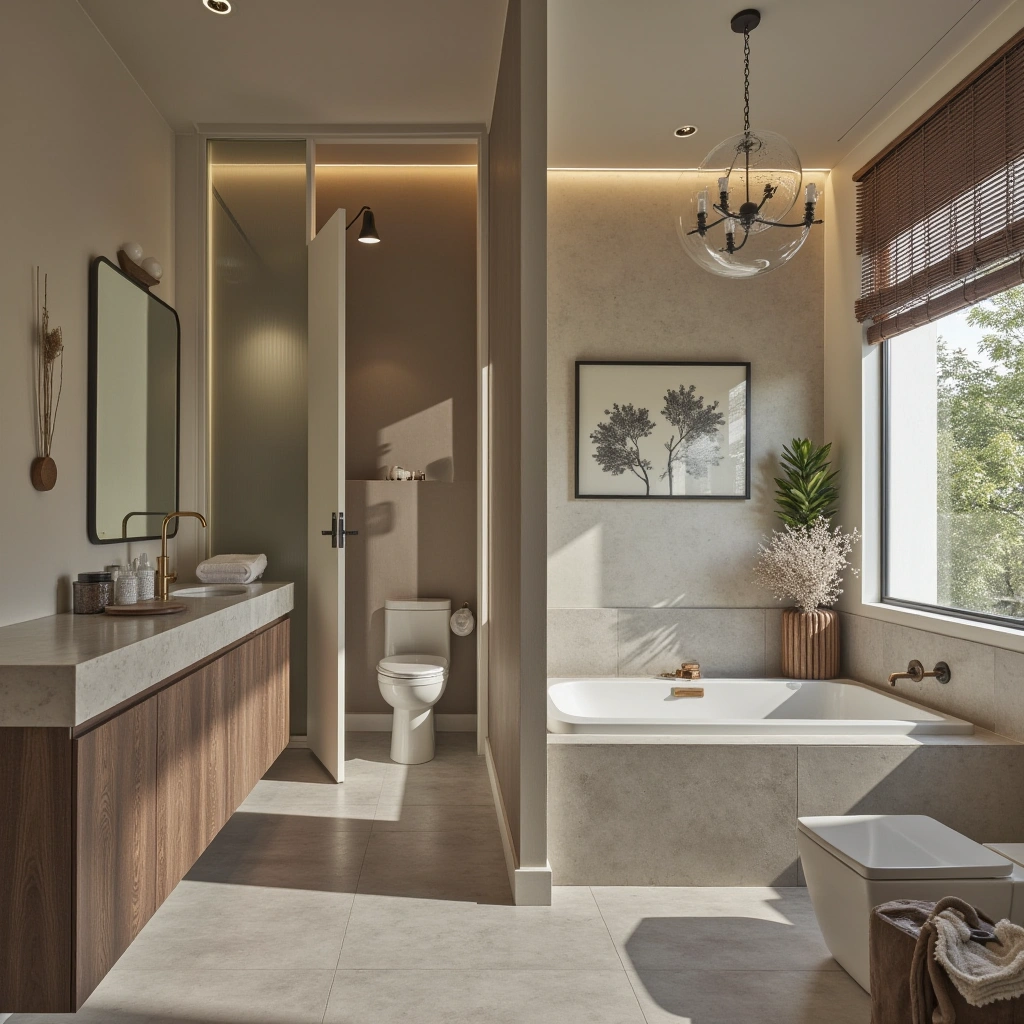 21. Custom Built-In Vanity for Perfect Fit