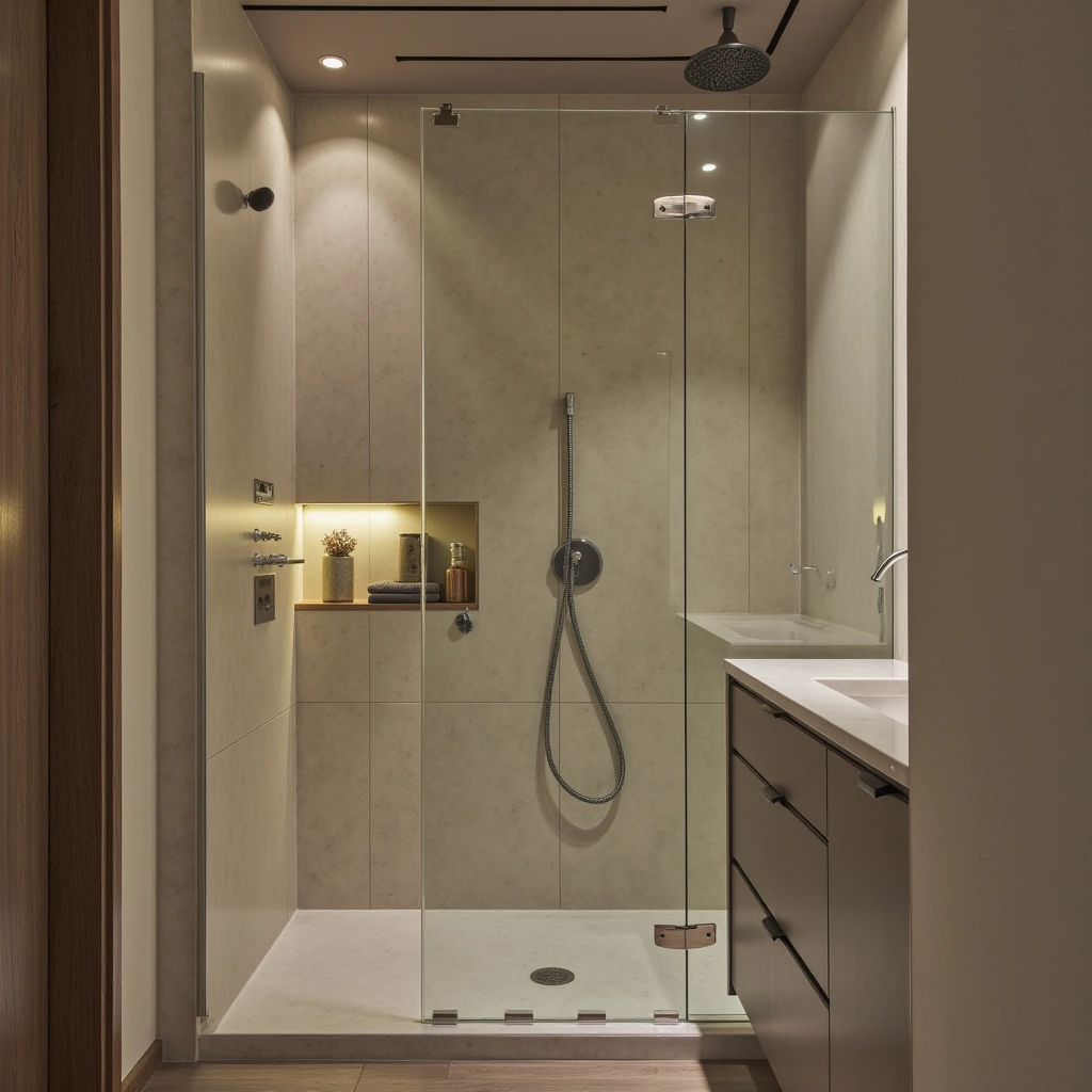 6. Waterproof Shower Lights for Safety and Style