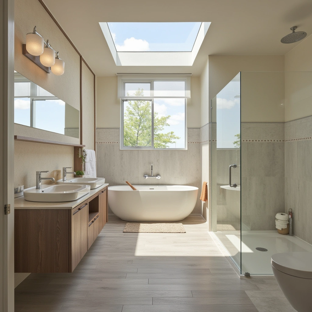 7. Skylights for Natural Bathroom Lighting