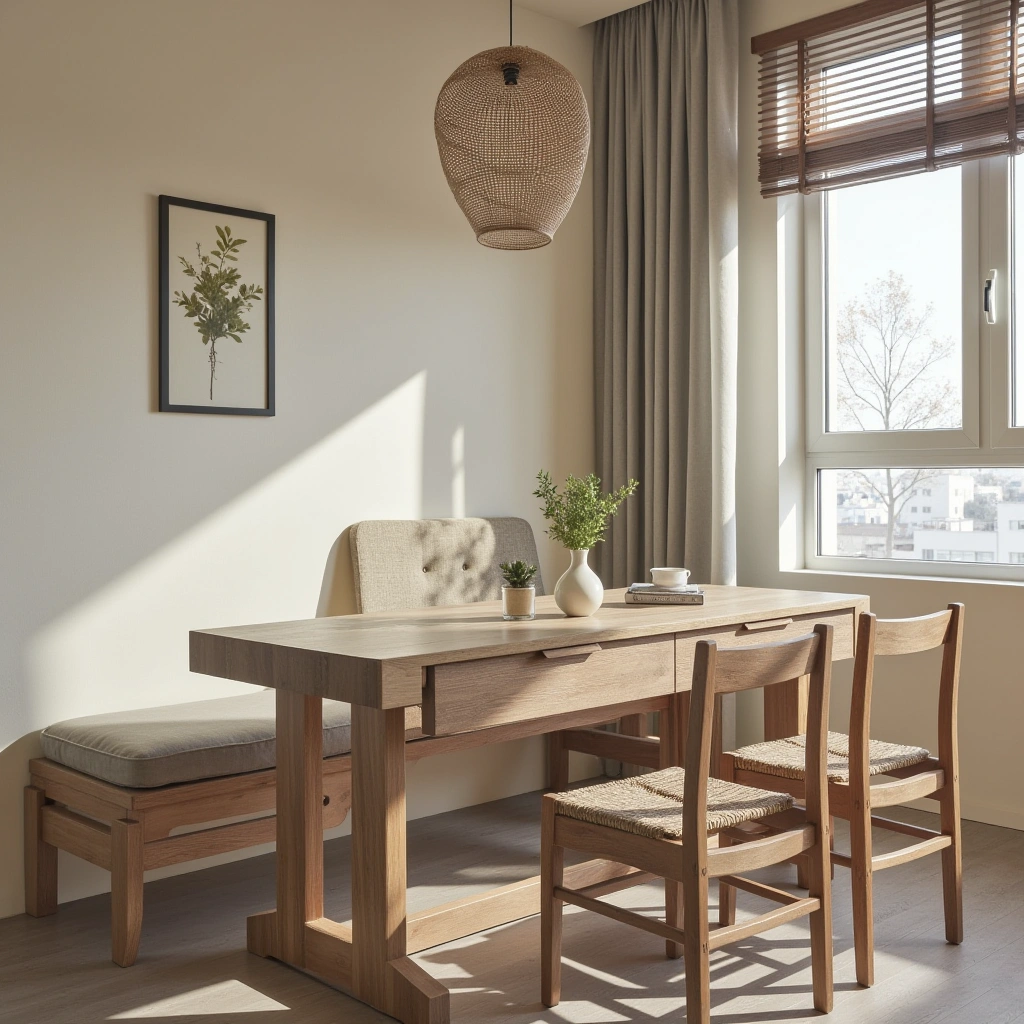 9. Compact Square Dining Table