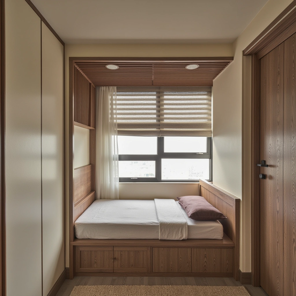 10. Cozy Guest Nook in Open Spaces