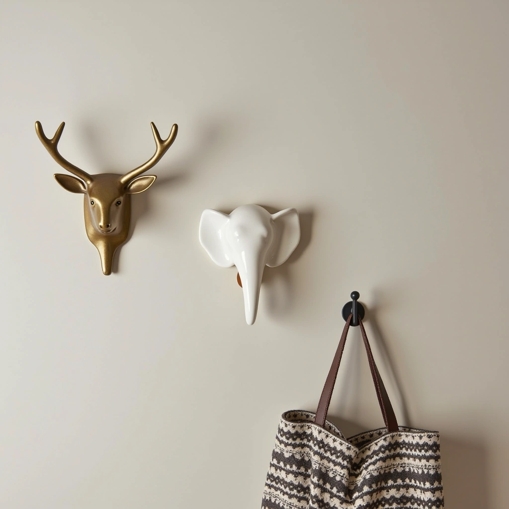 5. Decorative Animal-Shaped Hooks: Playful and Unique