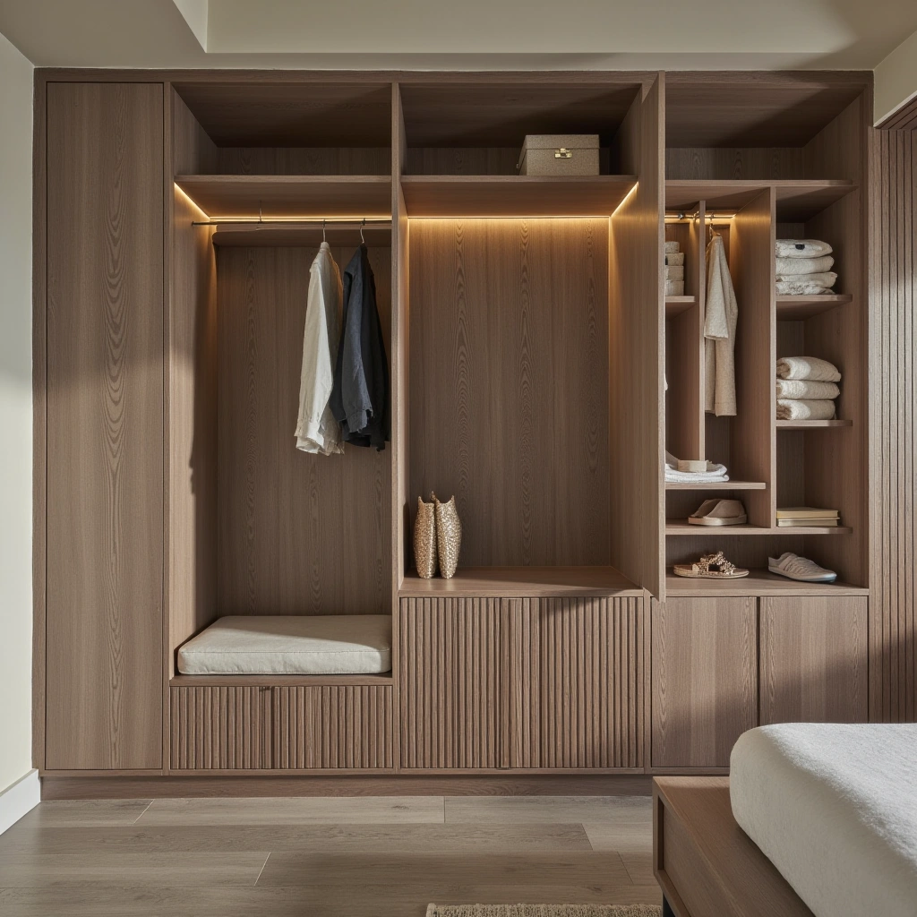 12. Custom Built-In Under Bed Shoe Cabinets