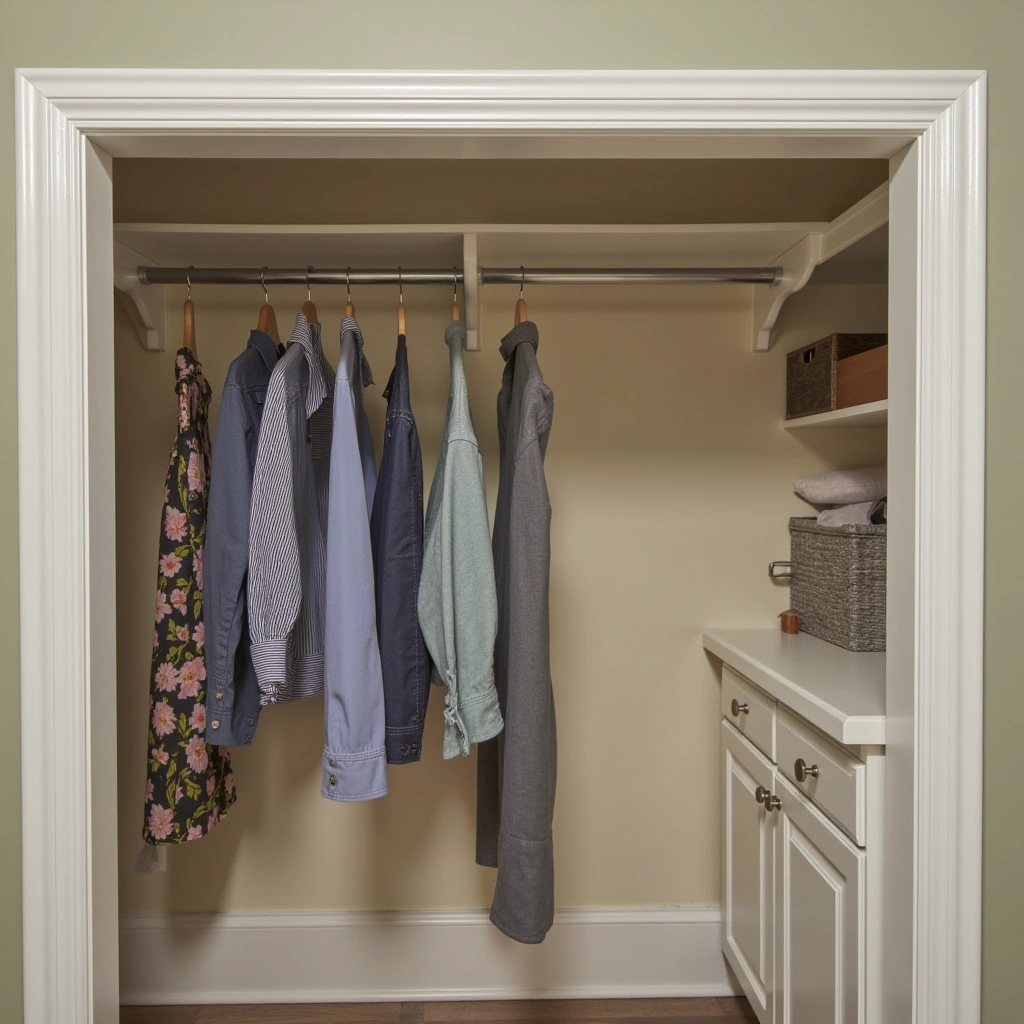 8. Pull-Down Closet Rods for Easy Access