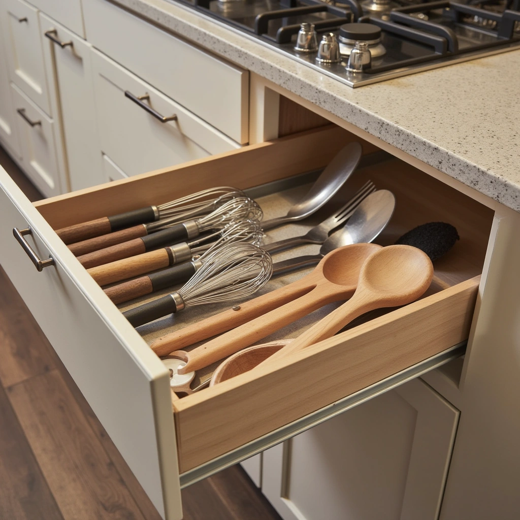 2. Deep Drawer Inserts for Larger Kitchen Tools