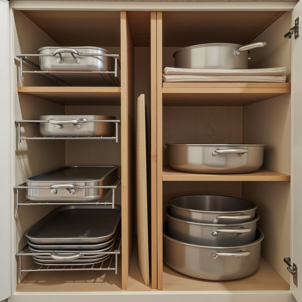 11. Vertical Baking Sheet and Pan Organizer