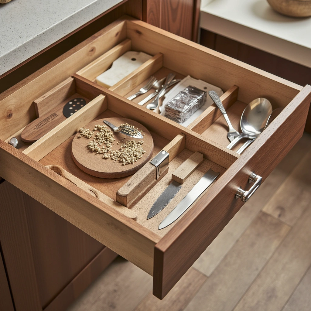 4. Drawer Inserts for Utensil Organization