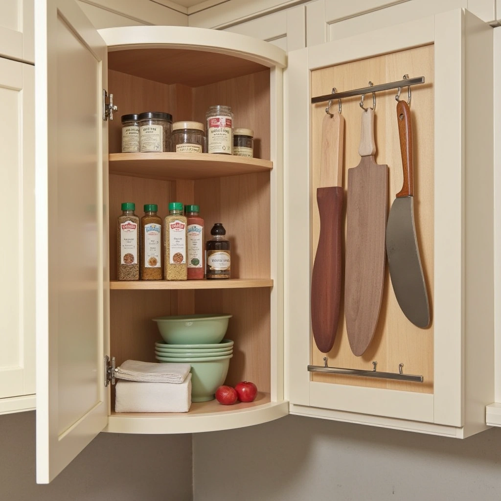 6. Cupboard Door Organizers for Extra Storage