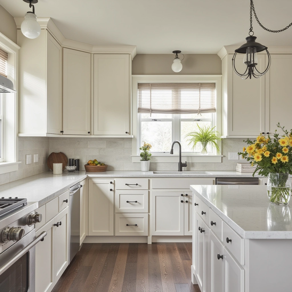 3. Shaker Style Cabinets for Timeless Simplicity