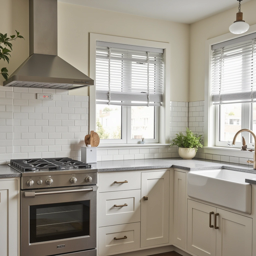 6. Subway Tile Backsplash for Clean, Classic Appeal