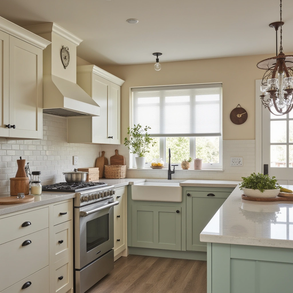 11. Neutral Color Palette with Soft Pastels for a Calming Effect