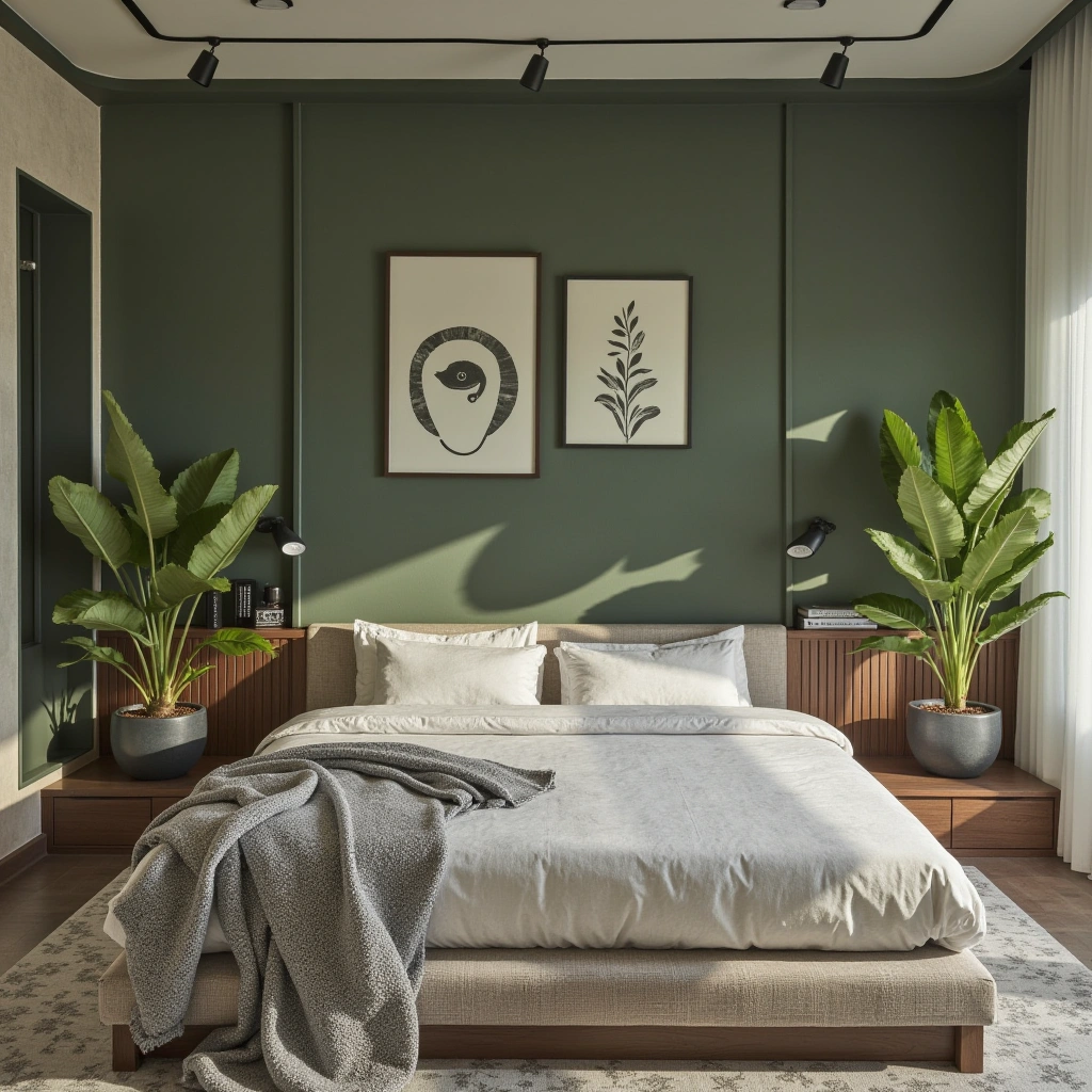 Sage Green and Plants: Bringing Nature Indoors