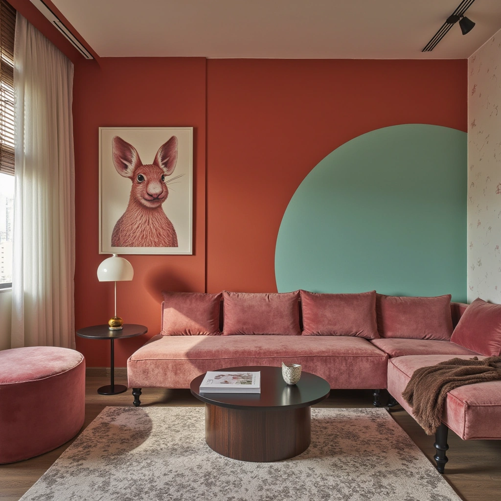Vibrant Color Wallpaper for a Bold, Energetic Space