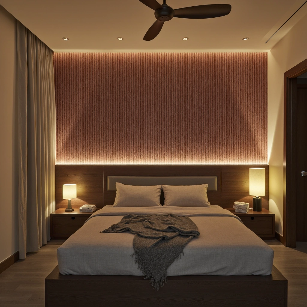 Wallpaper with Lighting for a Dramatic Effect