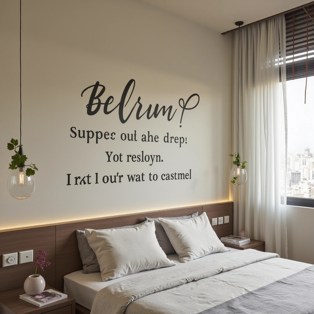 Wallpaper with a Message for a Personal Touch