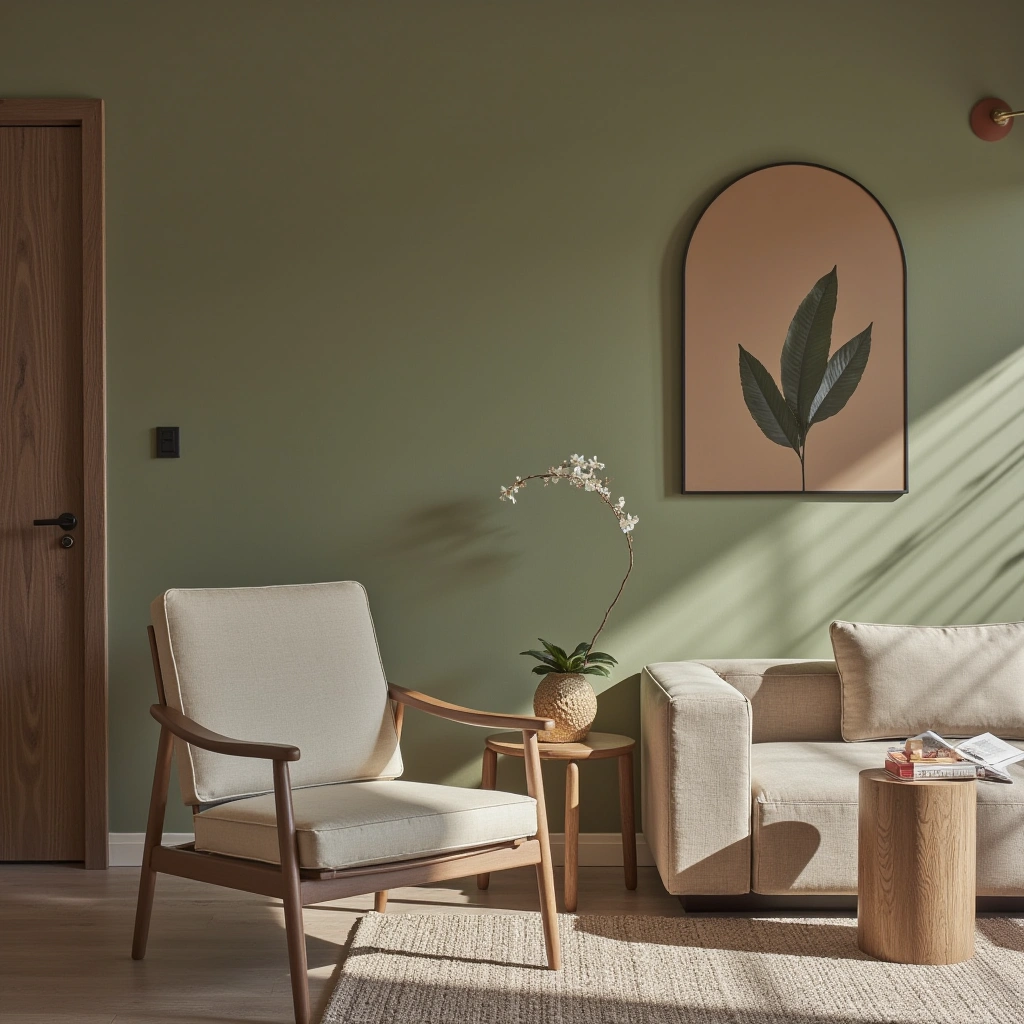 2. Earthy Color Palette to Create Calm and Space