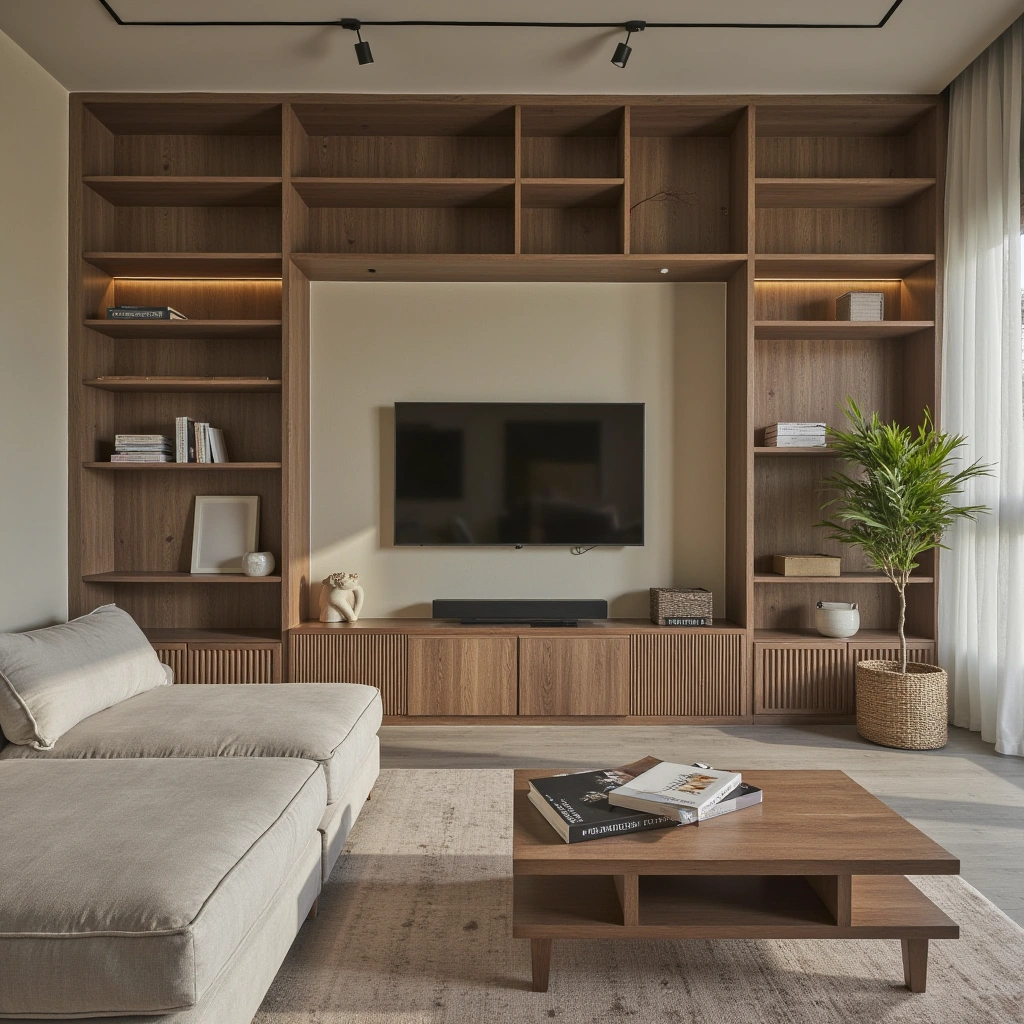 6. Opt for Open Shelving to Display Organic Elements