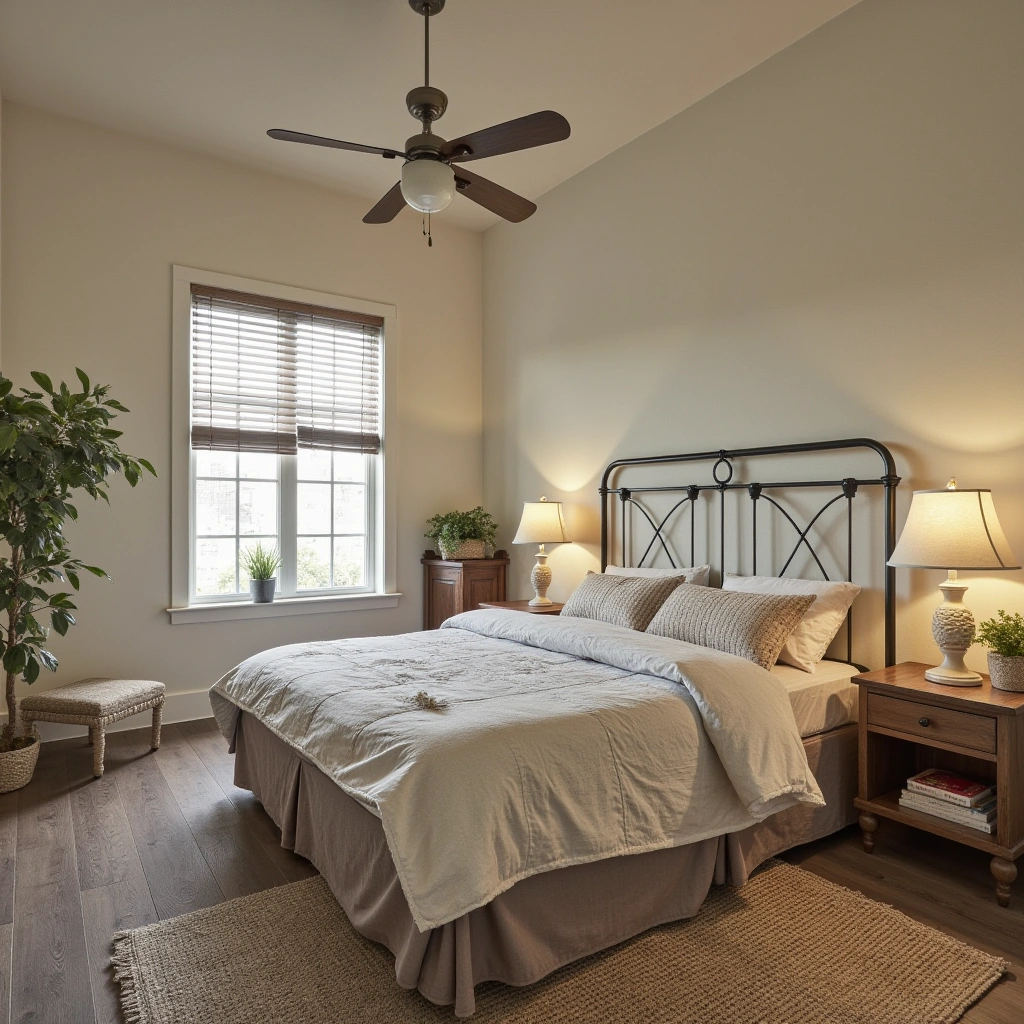 11. Vintage Farmhouse Bedroom: Restful and Rustic