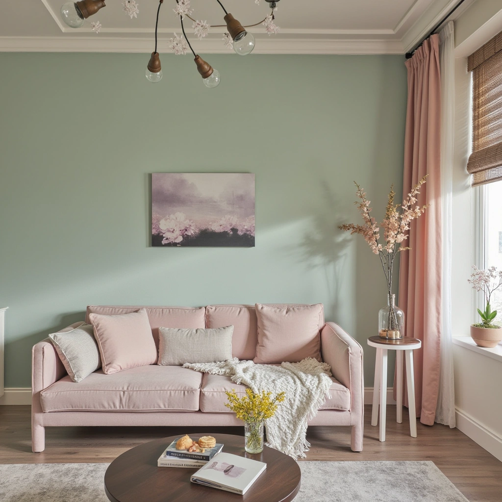 4. Soft Pastel Walls: A Gentle Backdrop