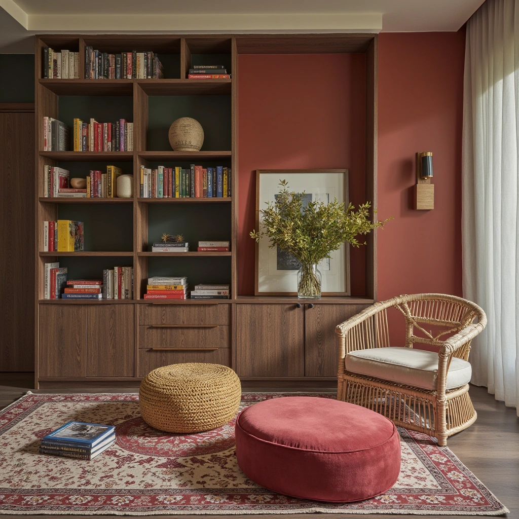 9. Bohemian Style Reading Room