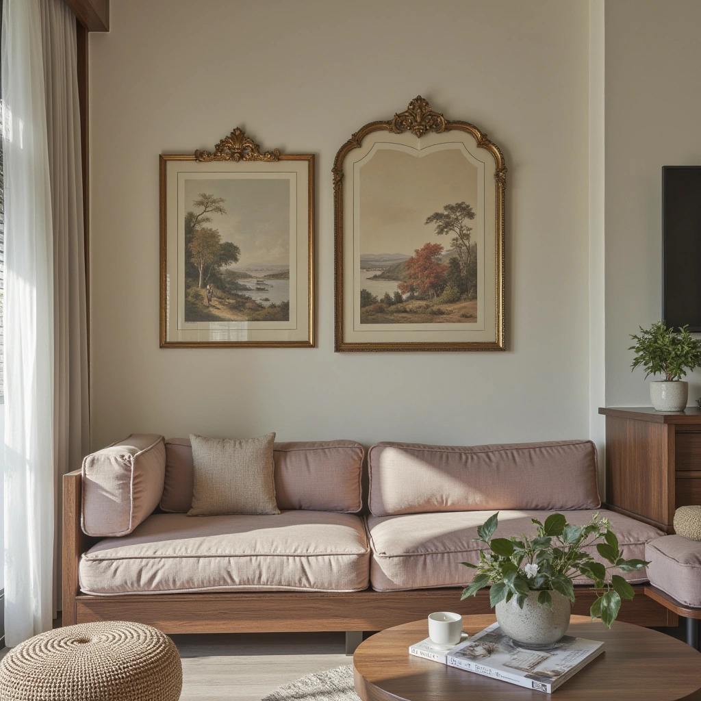 11. Antique Mirrors and Wall Art