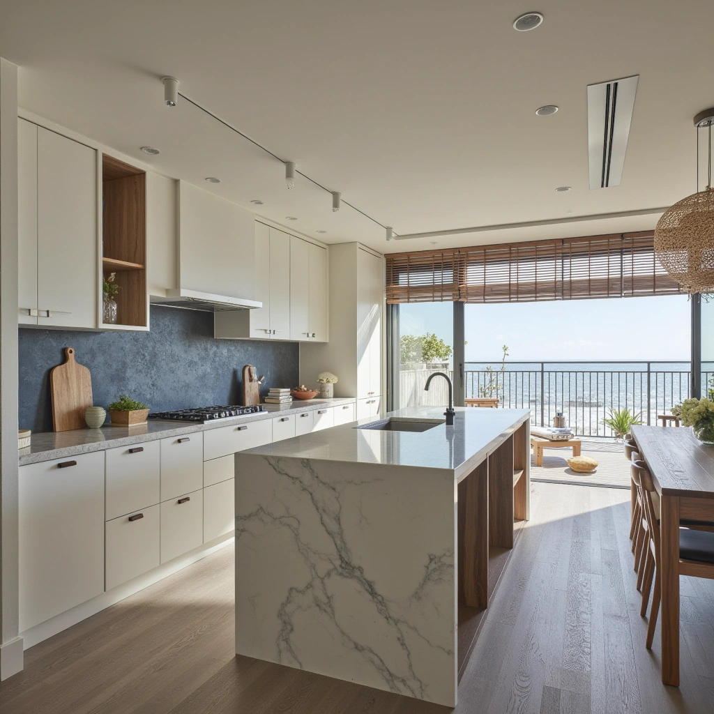 9. Coastal-Inspired Countertops