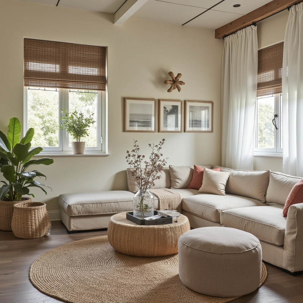 5. Layering Textures with Rugs and Throws  