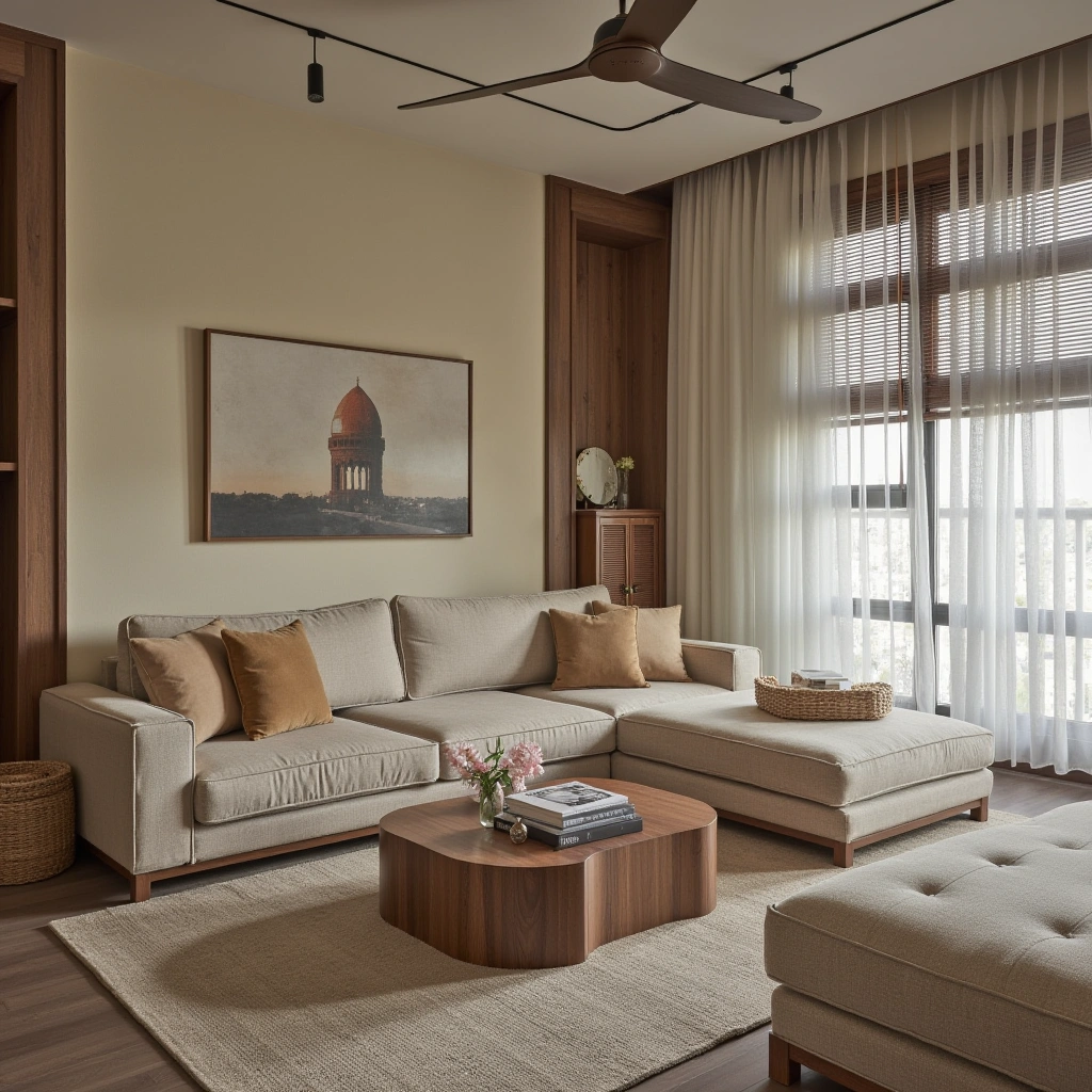 5. Layered Textures with Natural Fabrics
