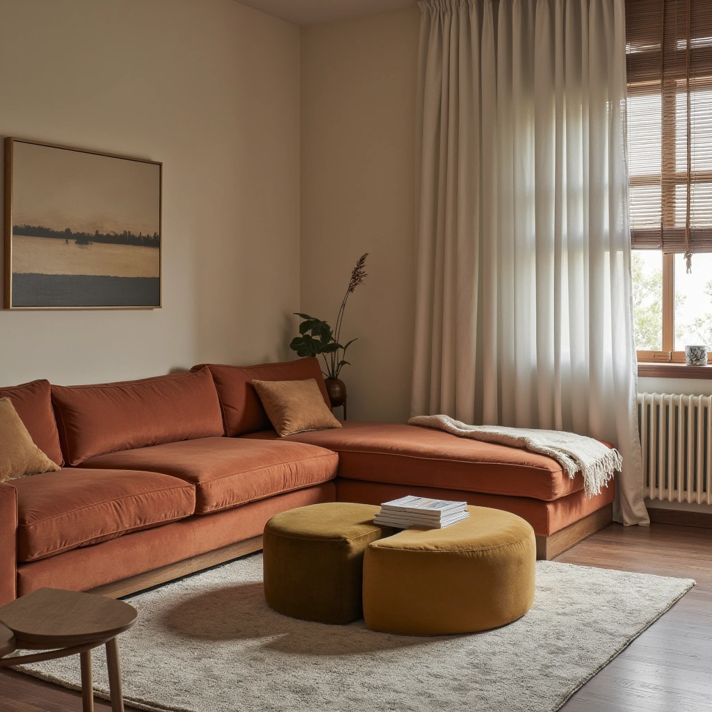 10. Earth-Toned Furniture Choices