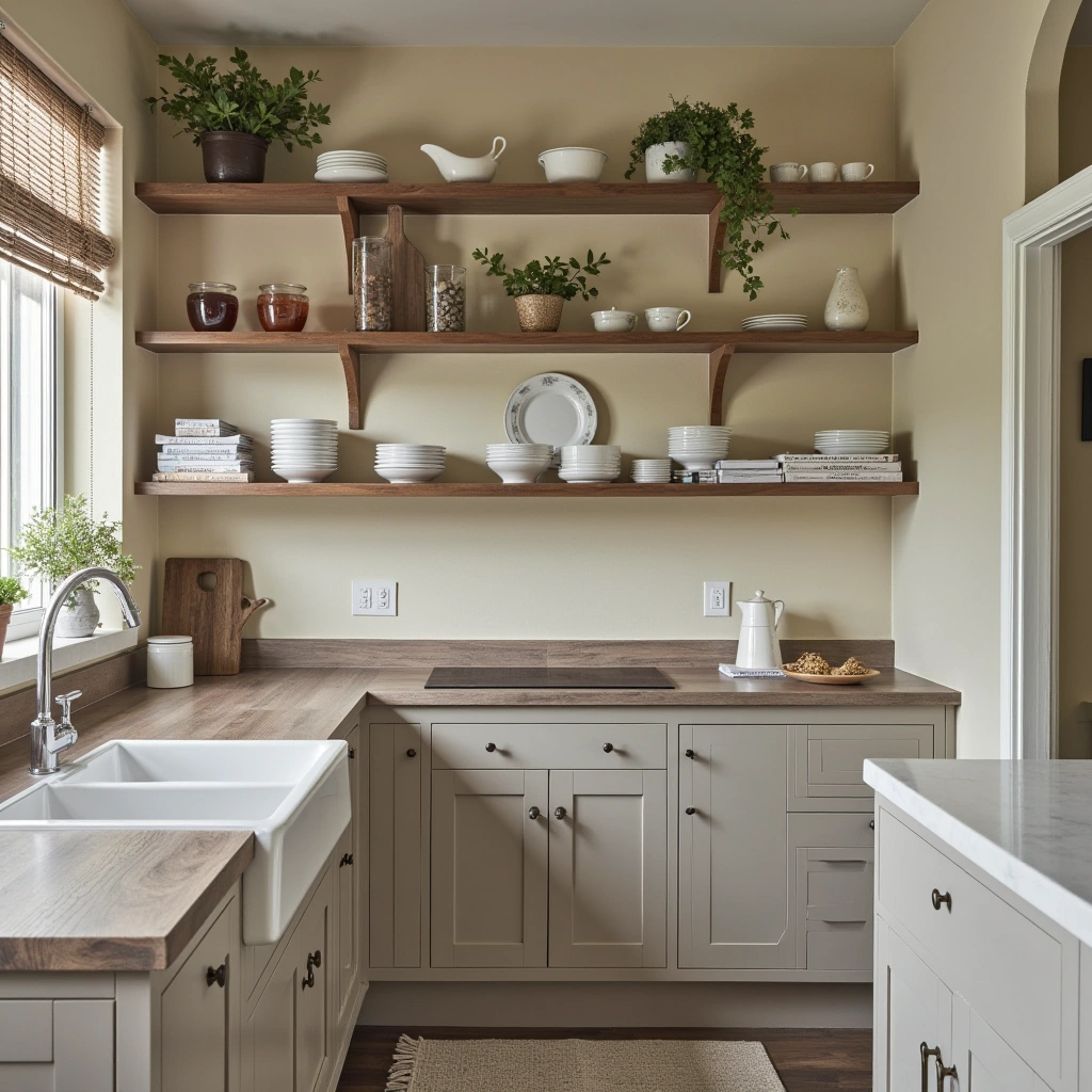 7. Open Shelving for Display