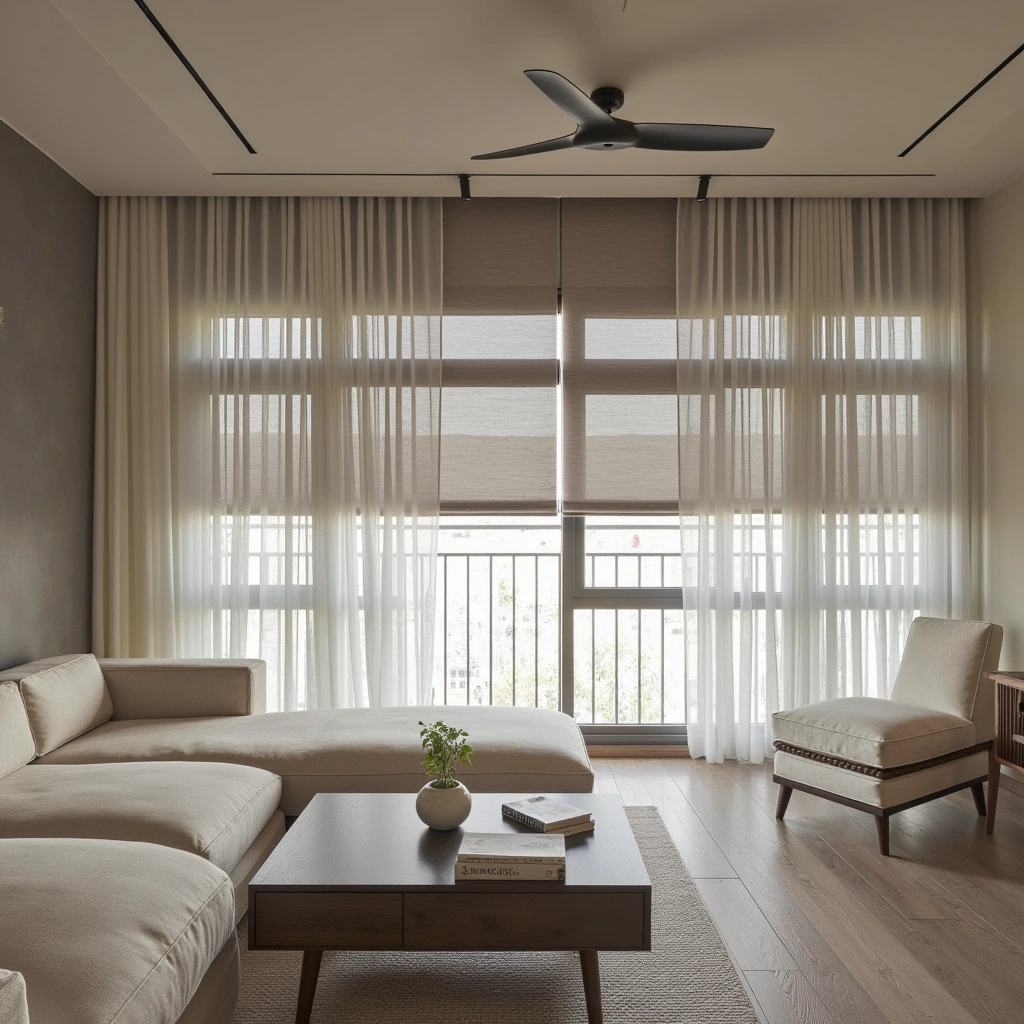 9. Simple Window Treatments
