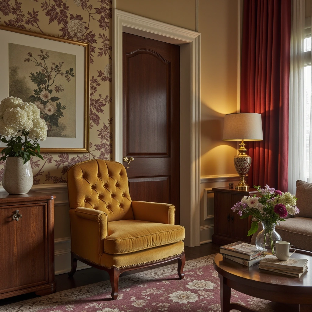 9. Vintage Charm Reading Room