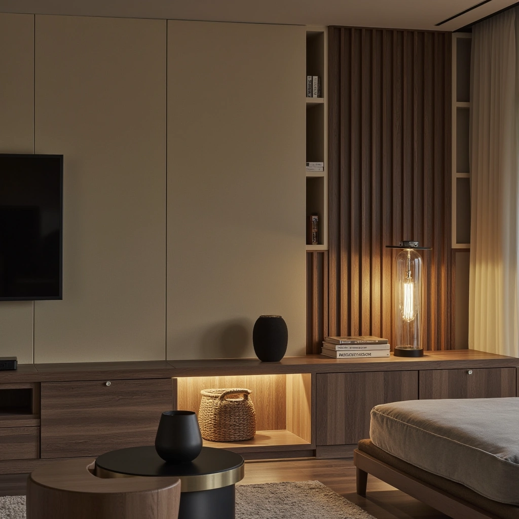 15. Tech-Friendly Modern Reading Room