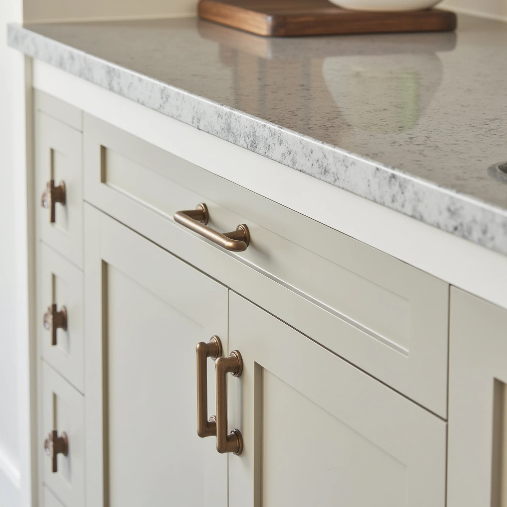 9. Coastal Kitchen Hardware