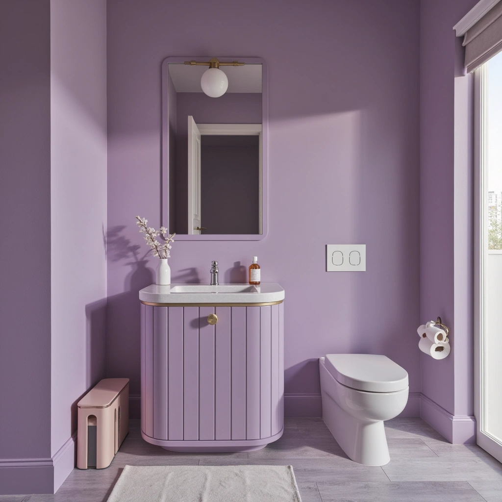 Why lavender is a great choice for bathrooms?