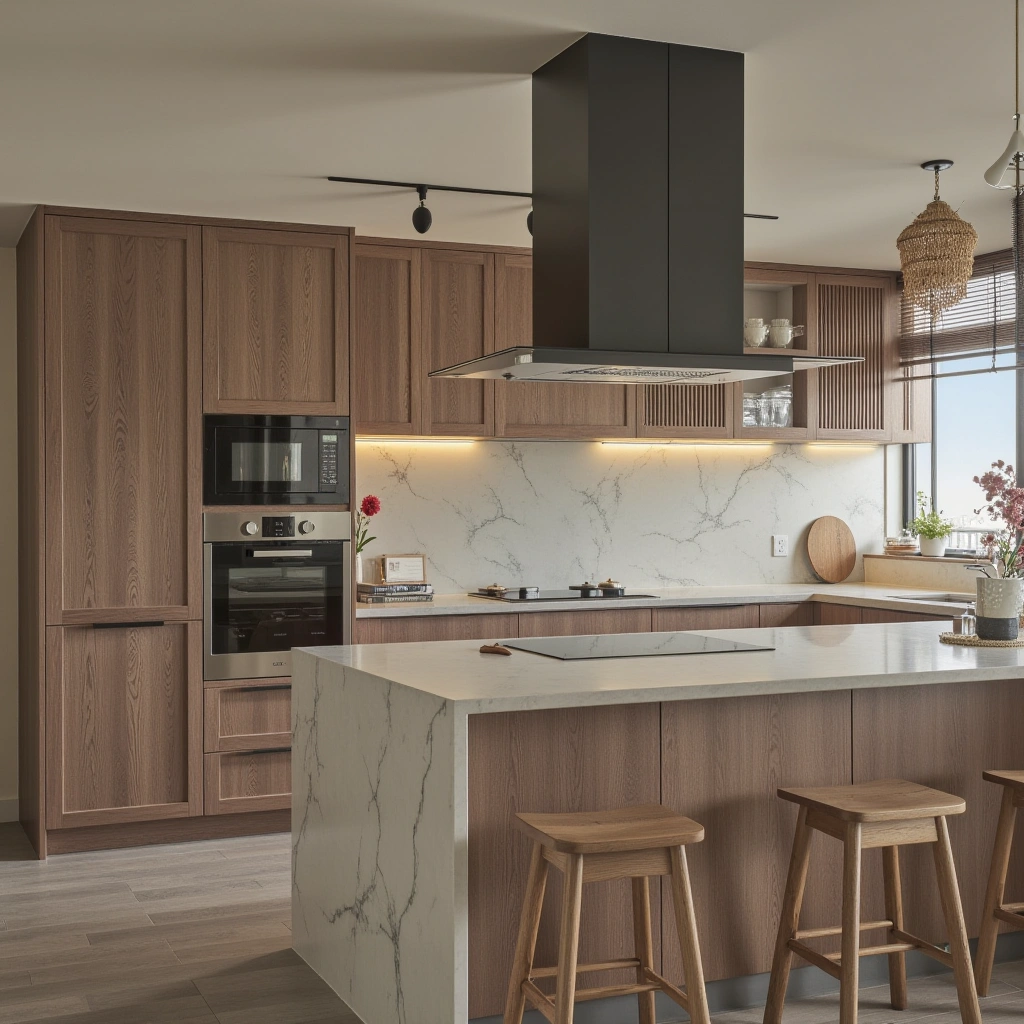 9. Coastal Scandinavian Kitchen