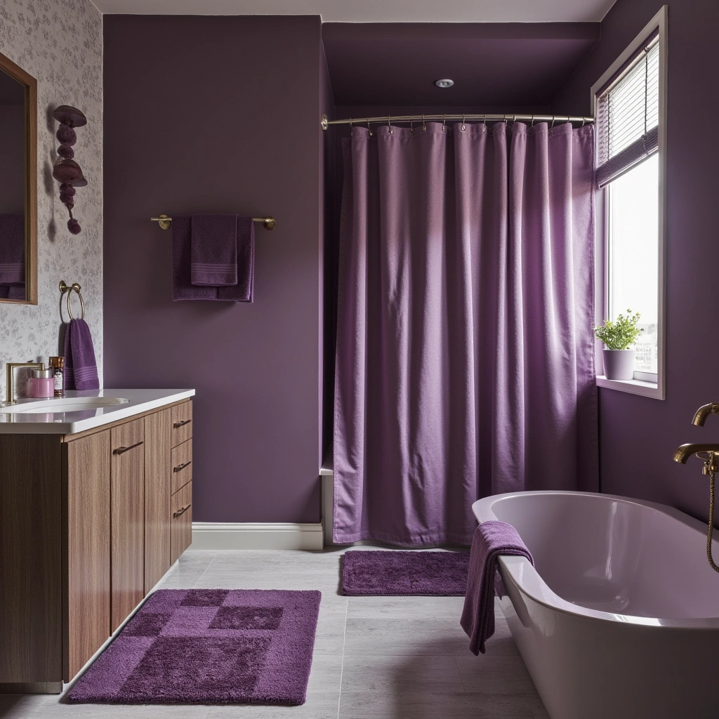 4. Dark Purple Decorative Accessories