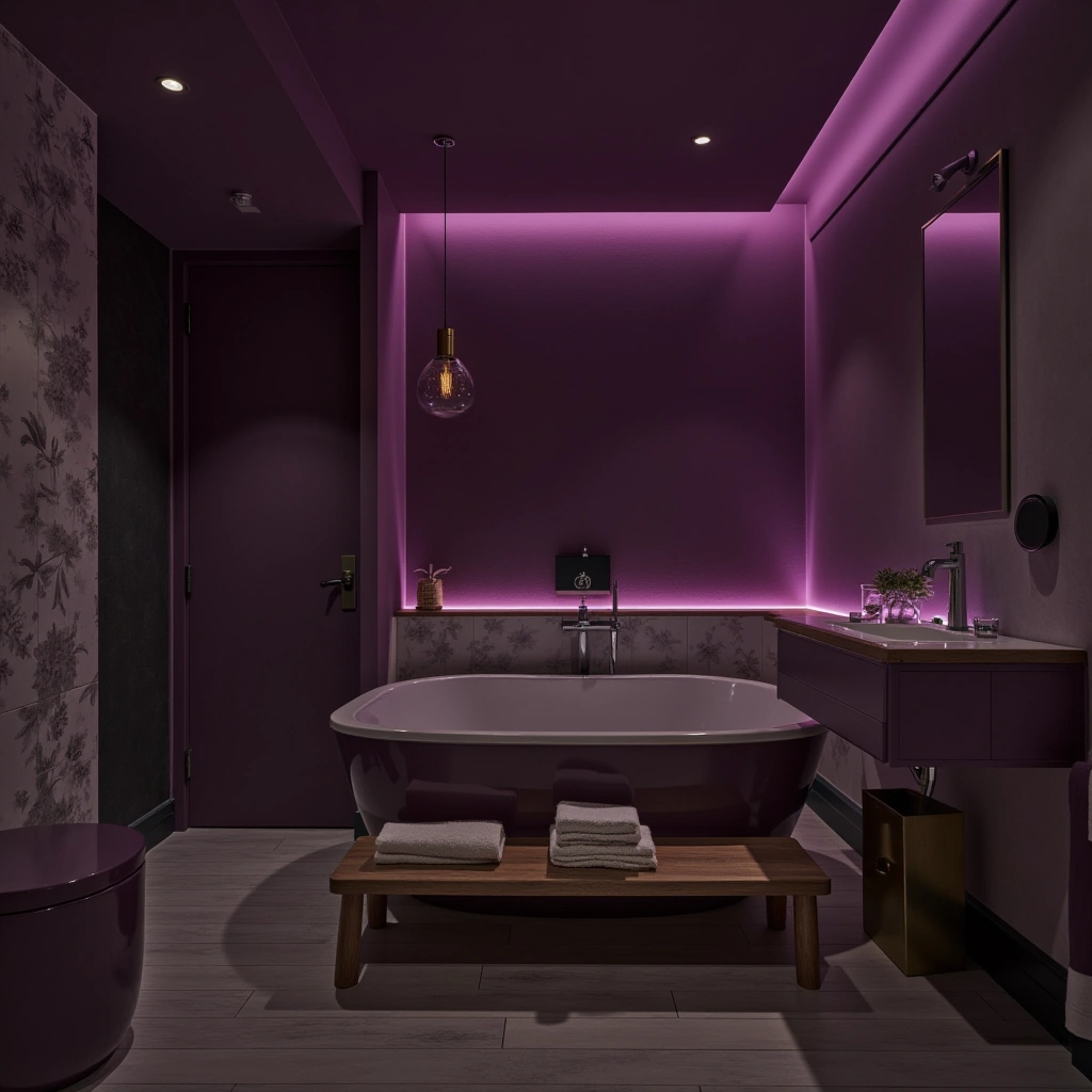 12. Dark Purple Lighting Fixtures for a Luxurious Ambiance