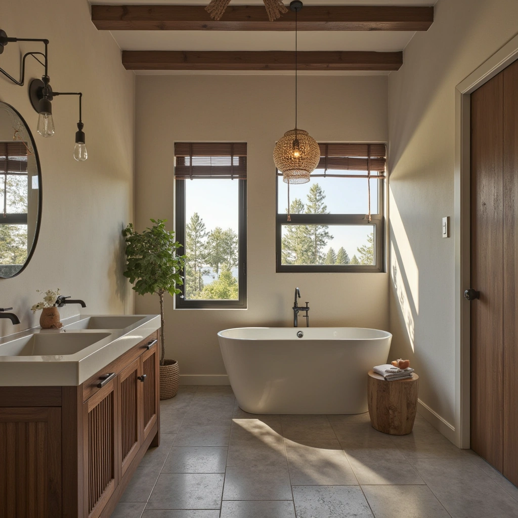 6. Rustic Lighting