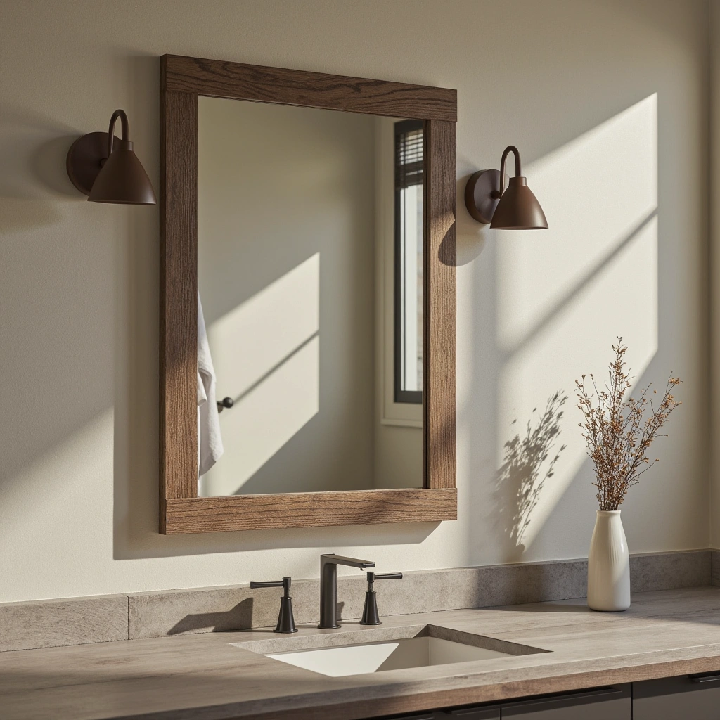 7. Rustic Mirrors
