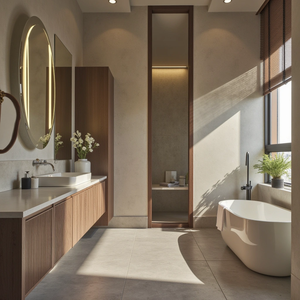 1. Serene Zen-Inspired Master Bath