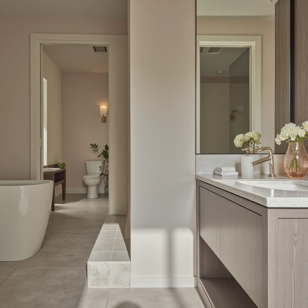 4. Modern Minimalist Master Bath