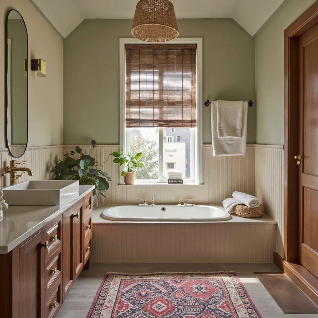 5. Bohemian Chic Master Bath