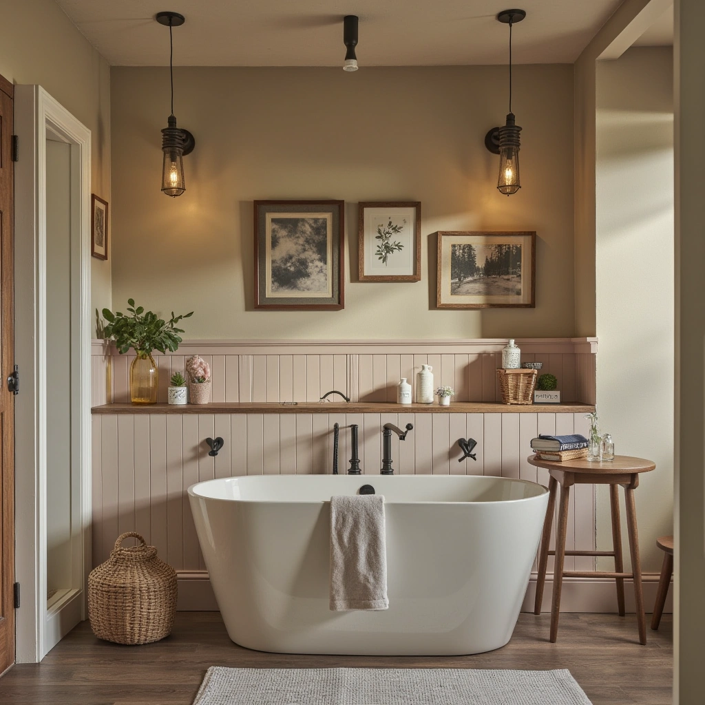 8. Farmhouse Master Bath