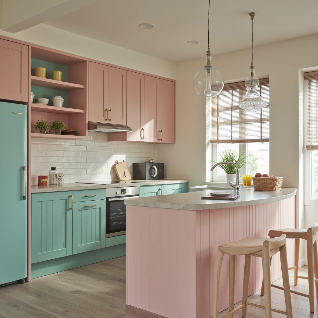Seaside Kitchen Idea 3: Beachy Pastels