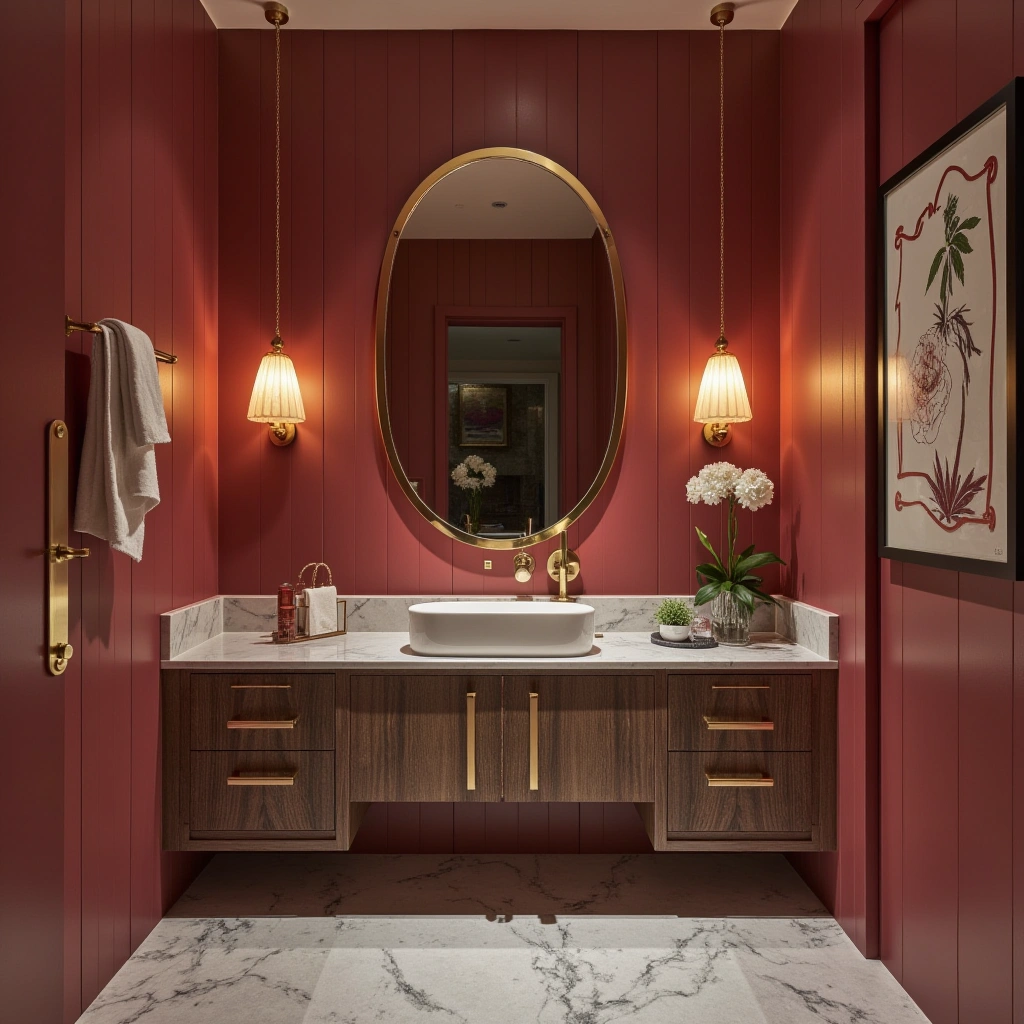 9. Glamorous Hollywood Master Bath