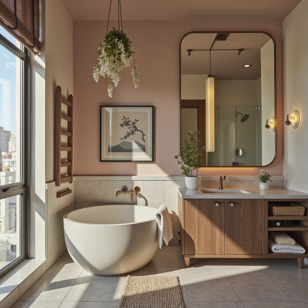 10. Eclectic Master Bath