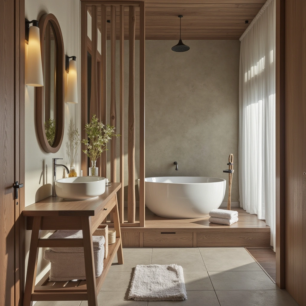11. Japanese-Inspired Master Bath