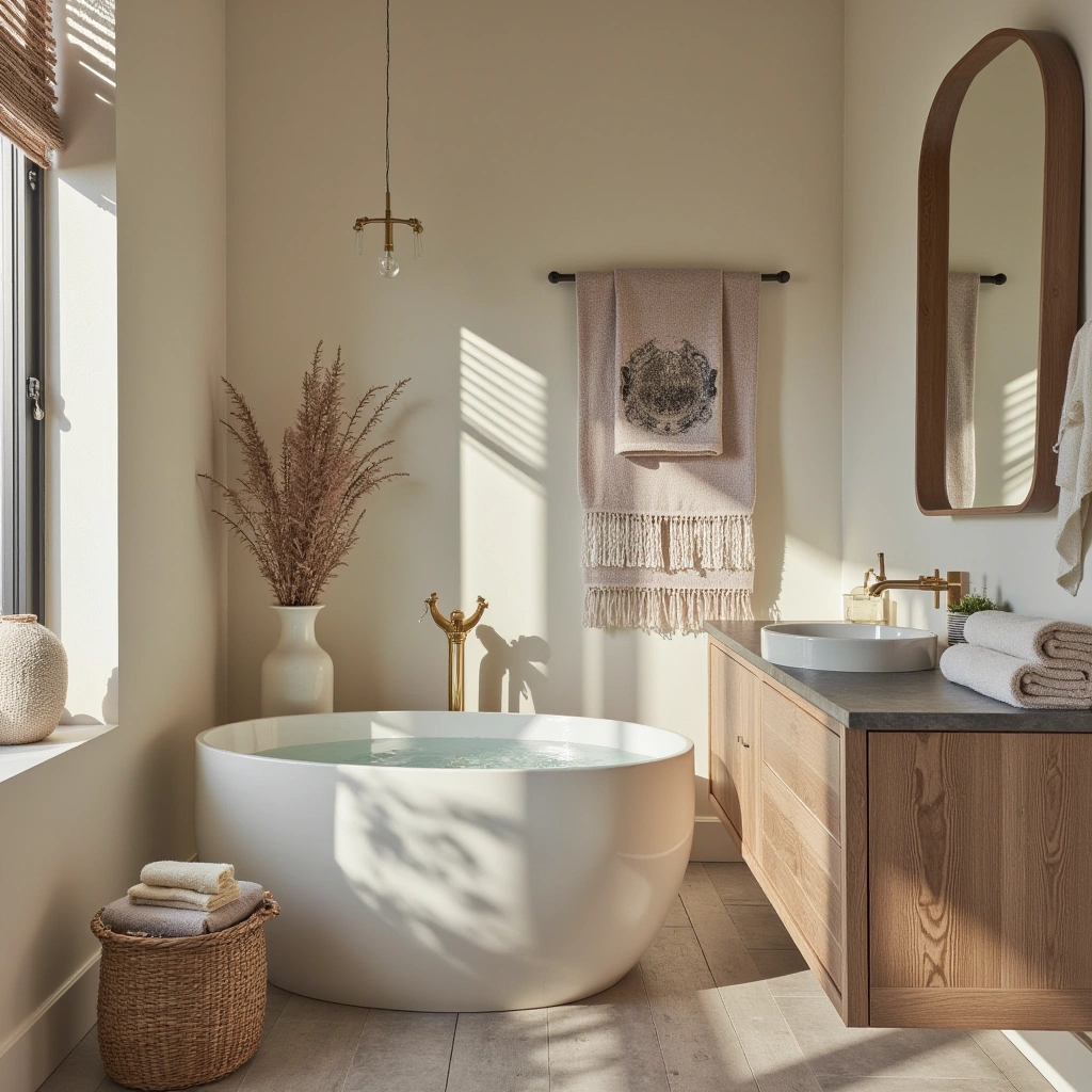 9. Boho-Style Towels