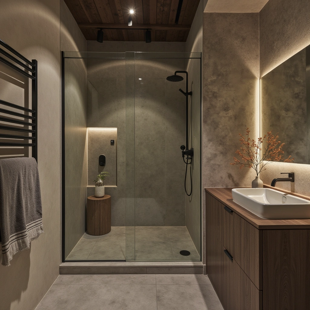 Industrial Chic Shower
